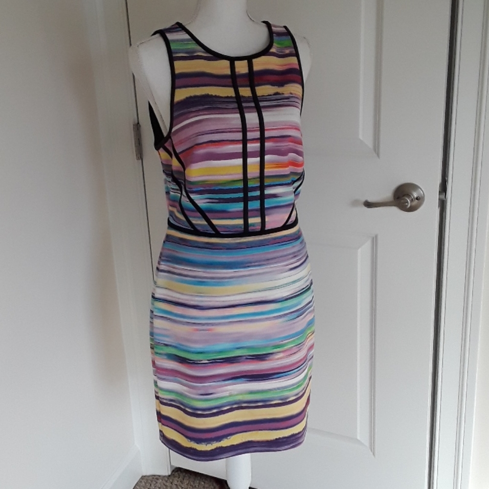 Multicolor contemporary dress
